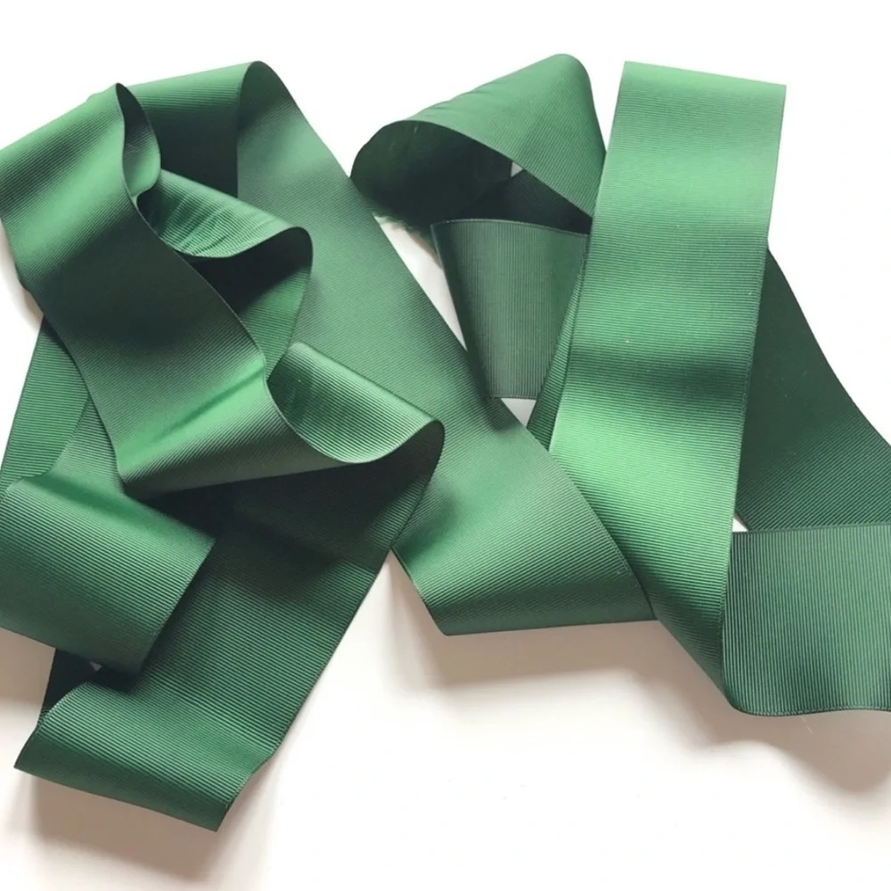 Williams Sonoma Green Cloth Ribbon